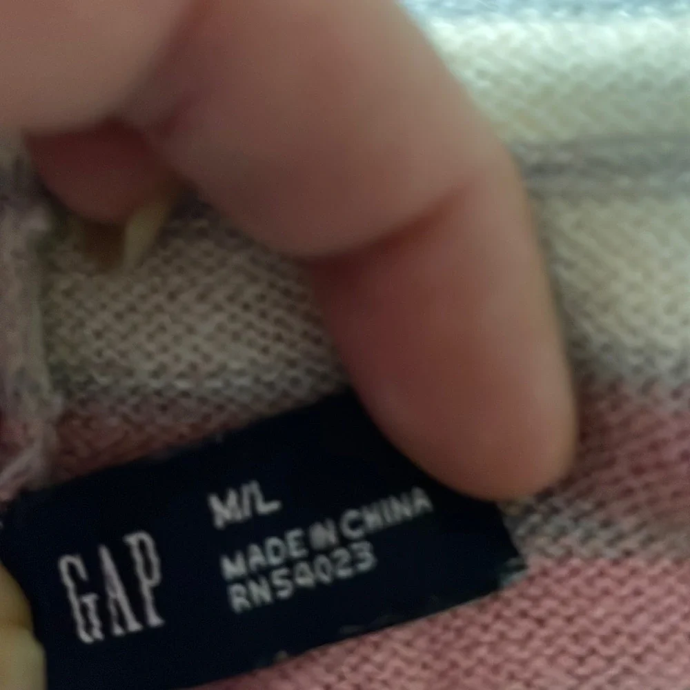 Like new! GAP silk rainbow pastel striped shrug / poncho / shawl / tunic! Sz M/L - Picture 5 of 13